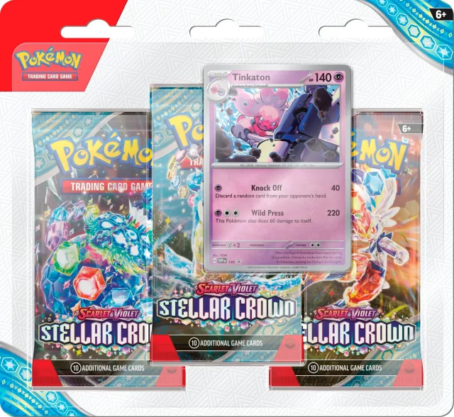 Karetní hra Pokémon TCG: Scarlet & Violet - Paldea Evolved 3-Pack Blister booster (Tinkatink) dupl