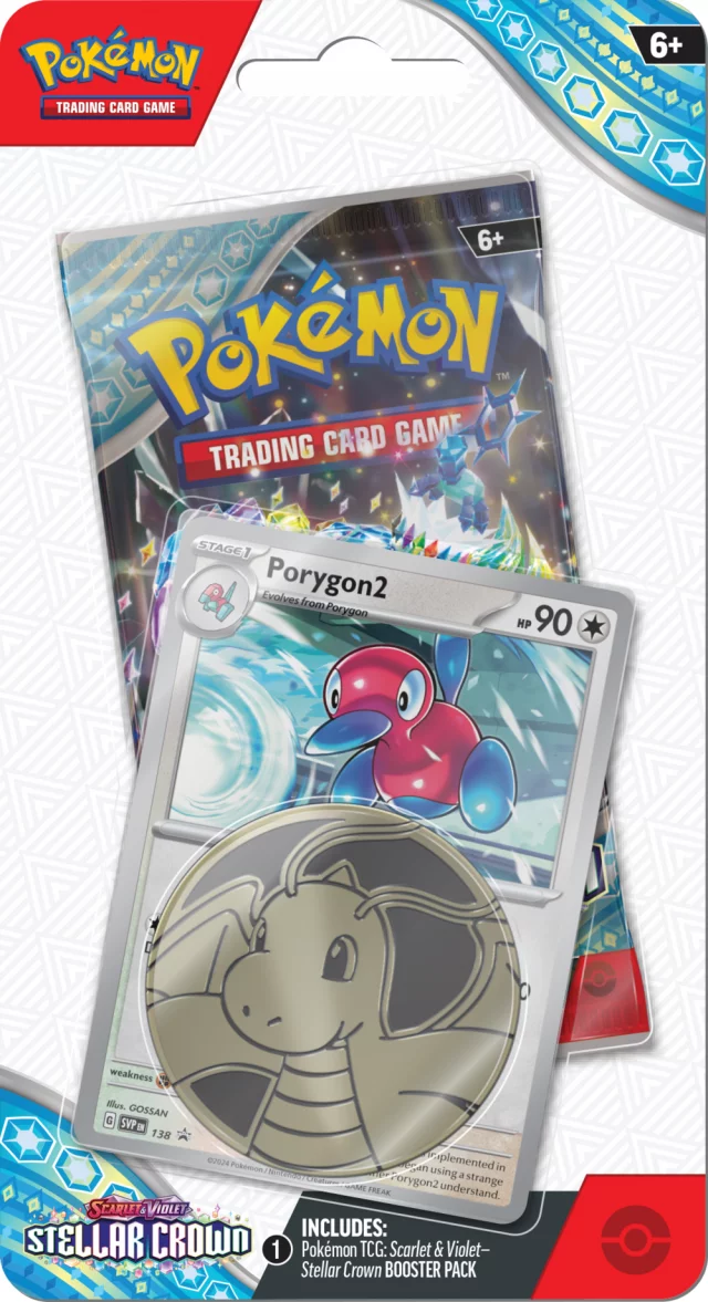 Karetní hra Pokémon TCG: Scarlet & Violet - Stellar Crown 3-Pack Blister booster (Latias) dupl