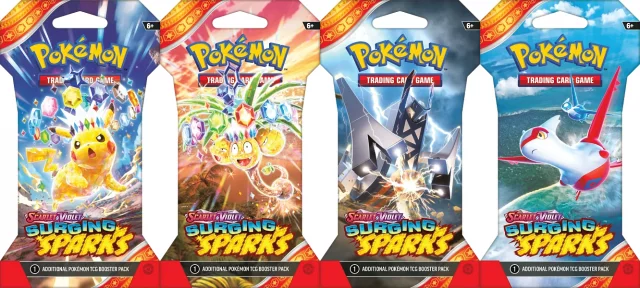 Karetní hra Pokémon TCG: Scarlet & Violet - Surging Sparks Booster (10 karet) dupl