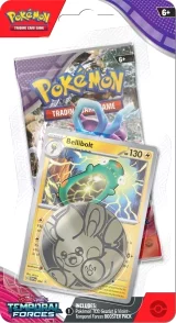 Karetní hra Pokémon TCG: Scarlet & Violet Temporal Forces - Checklane Blister booster (Carvanha) dupl