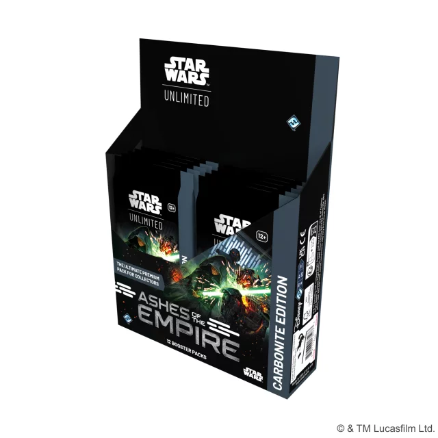 Karetní hra Star Wars: Unlimited - Ashes of the Empire Carbonite Booster Box (12 boosterů) - Kolekcjonerska gra karciana TCG