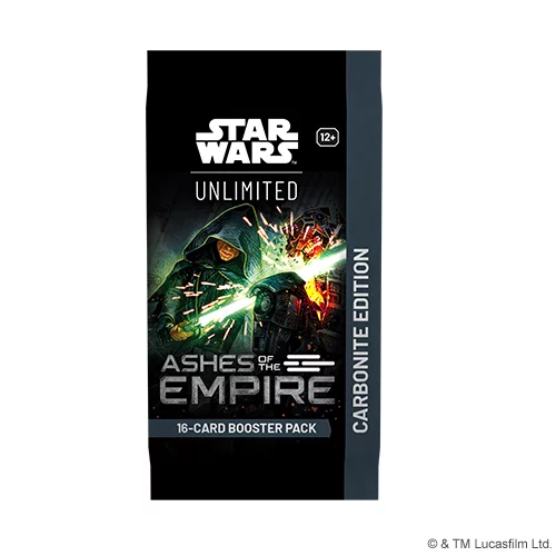 Karetní hra Star Wars: Unlimited - Ashes of the Empire Carbonite Booster (16 karet) - Kolekcjonerska gra karciana TCG