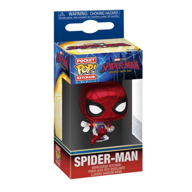 Klíčenka Spider-Man: Brand New Day - Spider-Man (Metallic) (Funko) - Figurka