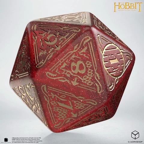 Kostka The Hobbit - Ember D20 - Lord of the Rings