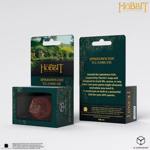 Kostka The Hobbit - Ember D20 - Kości do gry