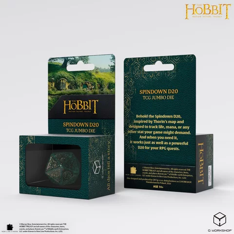 Kostka The Hobbit - Verdant D20 - Kości do gry