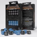 Kostky Crosshairs Compact - Black & Pearl (20 ks) dupl