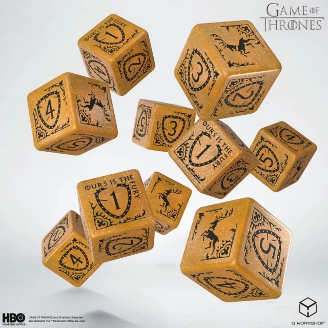 Kostky Game of Thrones - Baratheon (8 ks) dupl
