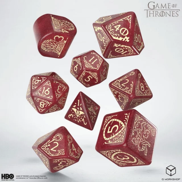 Kostky Game of Thrones - Stark (10ks) dupl
