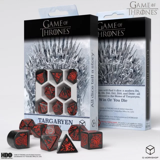 Kostky Game of Thrones - Lannister (10 ks) dupl