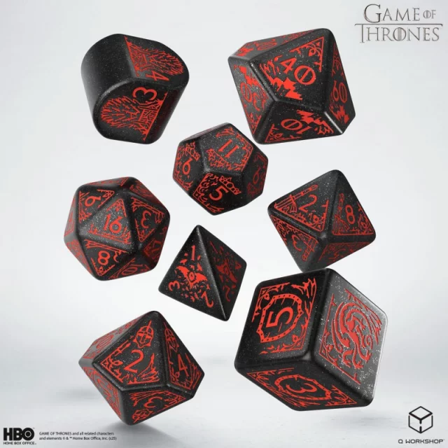 Kostky Game of Thrones - Lannister (10 ks) dupl