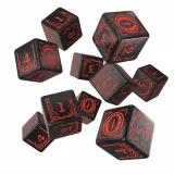 Kości Lord of the Rings - Mordor (10 szt.) - Q-Workshop
