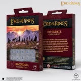 Kości Lord of the Rings - Rivendell Stone (10 szt.) - Q-Workshop