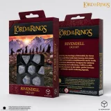 Kości Lord of the Rings - Rivendell Stone (7 szt.) - Q-Workshop