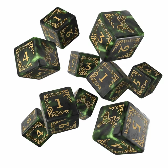 Kostky Lord of the Rings - Rohan (10 ks) - Q-Workshop
