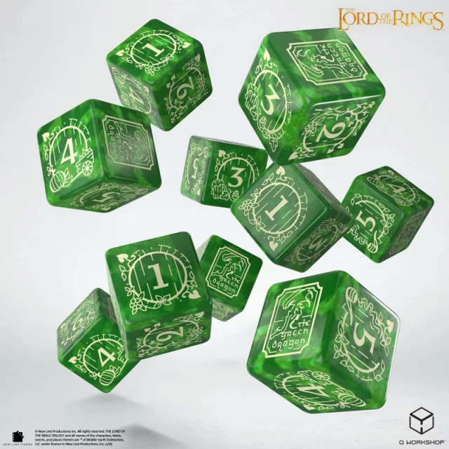 Kostky Lord of the Rings - Shire (10 ks) - Q-Workshop