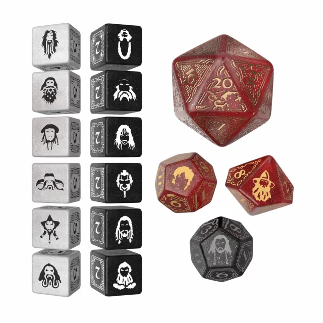 Kostky The Hobbit - Ember Hearth (16 ks) - Lord of the Rings