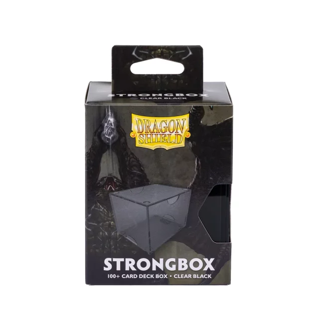 Krabička na karty Dragon Shield - Clear Black (Strongbox 100+) - Opakowania