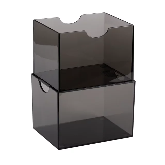 Krabička na karty Dragon Shield - Clear Black (Strongbox 100+) - Pudełko na karty