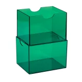 Pudełko na karty Dragon Shield - Clear Green (Strongbox 100+) - Pudełko na karty