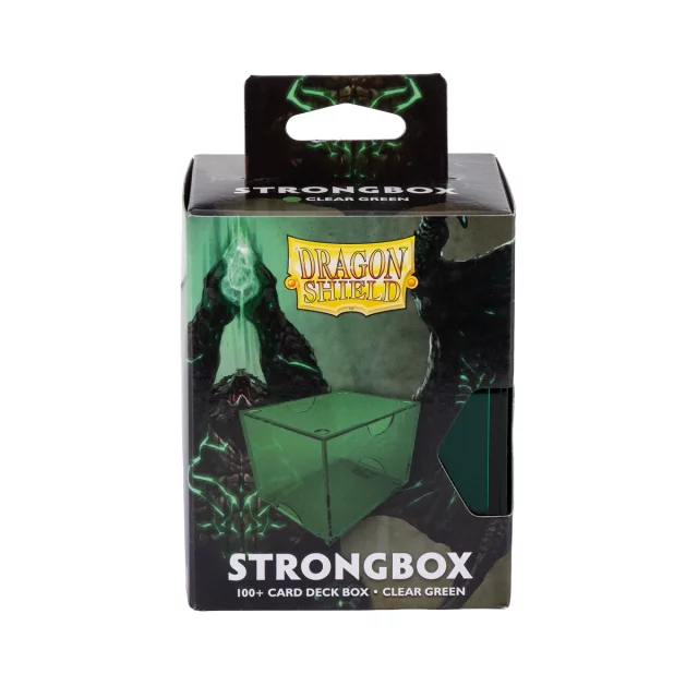 Krabička na karty Dragon Shield - Clear Green (Strongbox 100+) - Opakowania