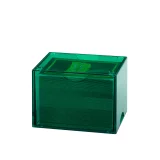 Pudełko na karty Dragon Shield - Clear Green (Strongbox 100+) - Kolekcjonerska gra karciana TCG