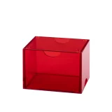 Pudełko na karty Dragon Shield - Clear Red (Strongbox 100+) - Opakowania