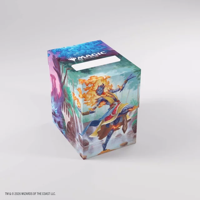 Krabička na karty Gamegenic - Magic: The Gathering Soft Crate 80+ Spider-Man/Spider-Gwen dupl