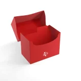 Pudełko na karty Gamegenic - Side Holder 80+ Red - Pudełko na karty