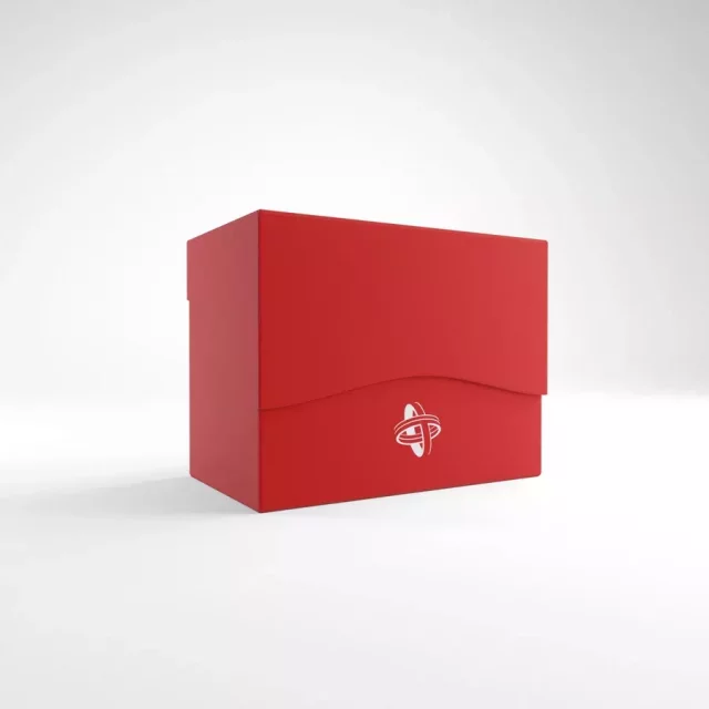 Pudełko na karty Gamegenic - Side Holder 80+ Red - Pudełko na karty