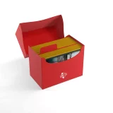 Pudełko na karty Gamegenic - Side Holder 80+ Red - Pudełko na karty