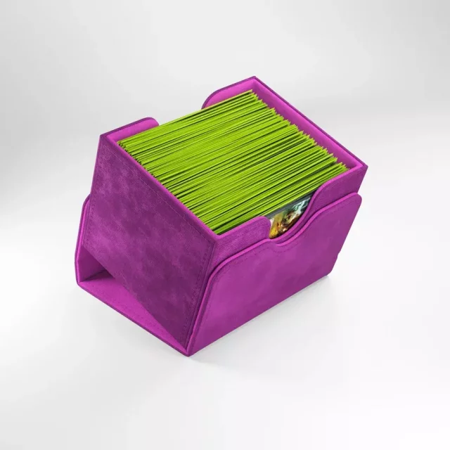 Pudełko na karty Gamegenic - Sidekick 100+ XL Convertible Purple - Pudełko na karty