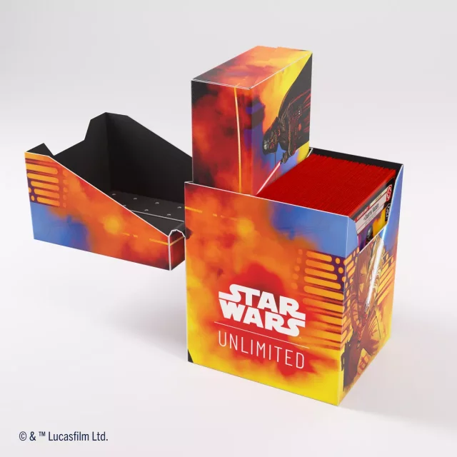 Krabička na karty Gamegenic - Star Wars: Unlimited Soft Crate X-Wing/TIE Fighter dupl