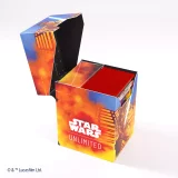Krabička na karty Gamegenic - Star Wars: Unlimited Soft Crate X-Wing/TIE Fighter dupl