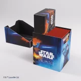 Krabička na karty Gamegenic - Star Wars: Unlimited Soft Crate Black/White dupl