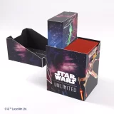 Krabička na karty Gamegenic - Star Wars: Unlimited Soft Crate Black/White dupl