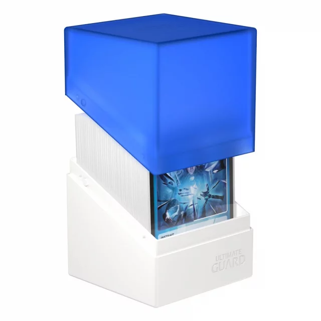 Krabička na karty Ultimate Guard - Boulder Deck Case Clear Emerald (100+) dupl