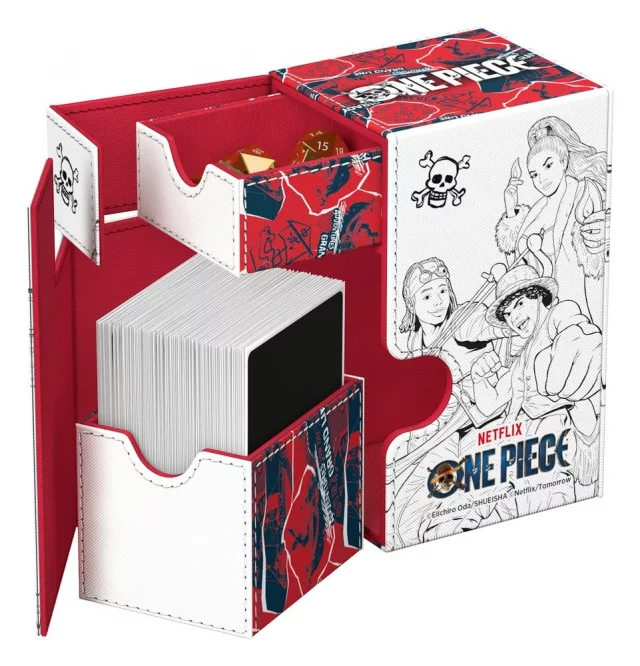 Krabička na karty Ultimate Guard - One Piece - Sketch (Flip'n'Tray 80+ XenoSkin) - Kolekcjonerska gra karciana TCG