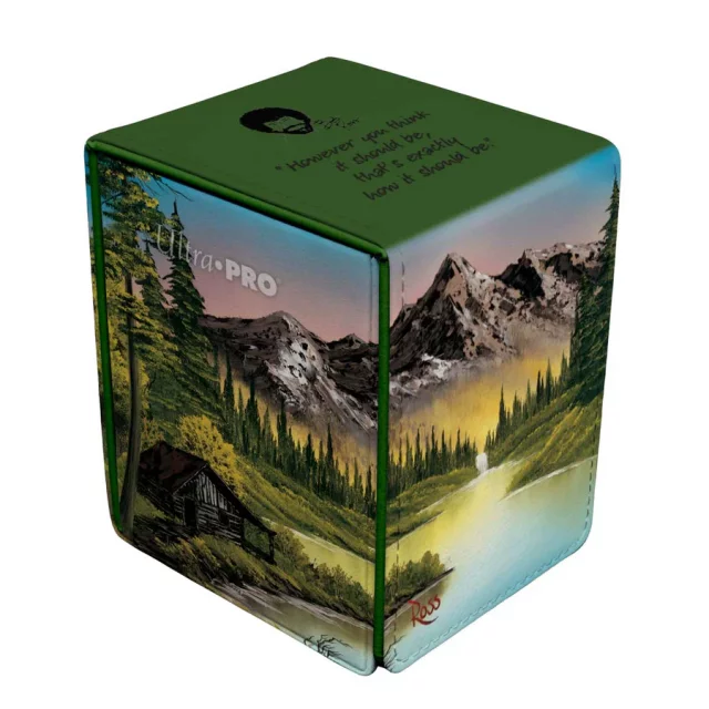 Krabička na karty Ultra PRO - Bob Ross: Mighty Mountain Lake Alcove Flip dupl