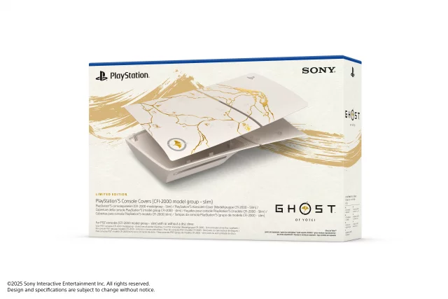 Kryt na konzoli PlayStation 5 - Ghost of Yōtei Gold Limited Edition dupl