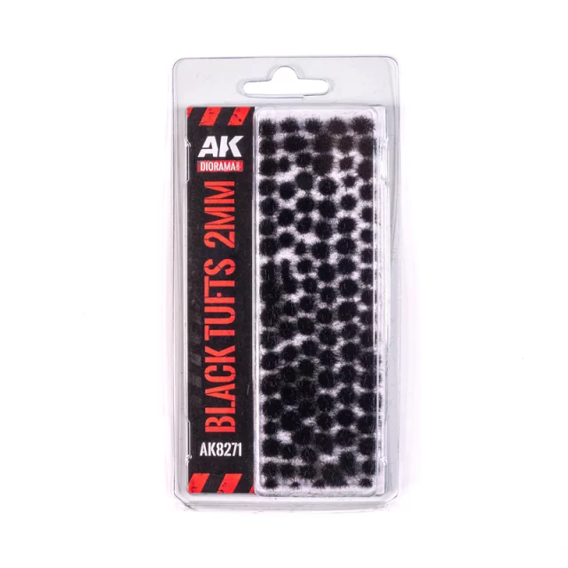 Modelářský porost AK - Red Fantasy tufts (2 mm) dupl