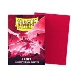 Koszulki ochronne na karty Dragon Shield - Matte Dual Sleeves Fury (100 szt.)