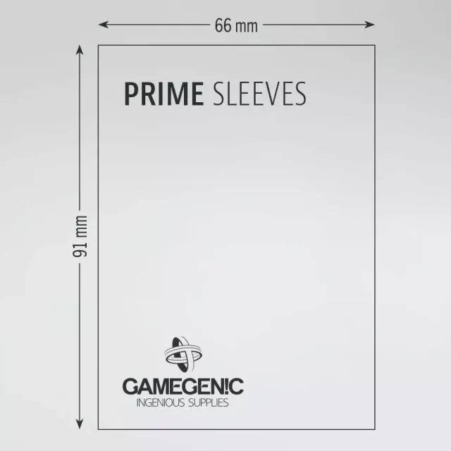 Ochraniacze na karty Gamegenic - Prime Sleeves Lime (100 szt.)