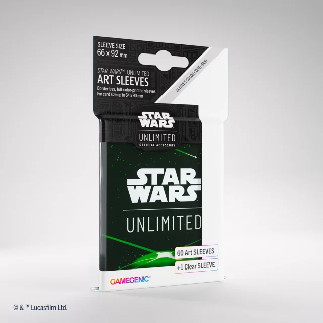 Ochranné obaly na karty Gamegenic - Star Wars: Unlimited Art Sleeves Card Back Yellow (61 ks) dupl