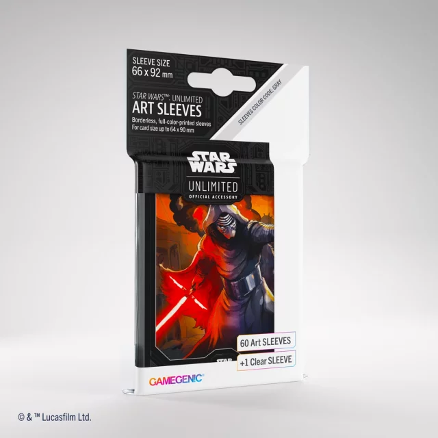 Ochranné obaly na karty Gamegenic - Star Wars: Unlimited Art Sleeves Darth Vader (61 ks) dupl