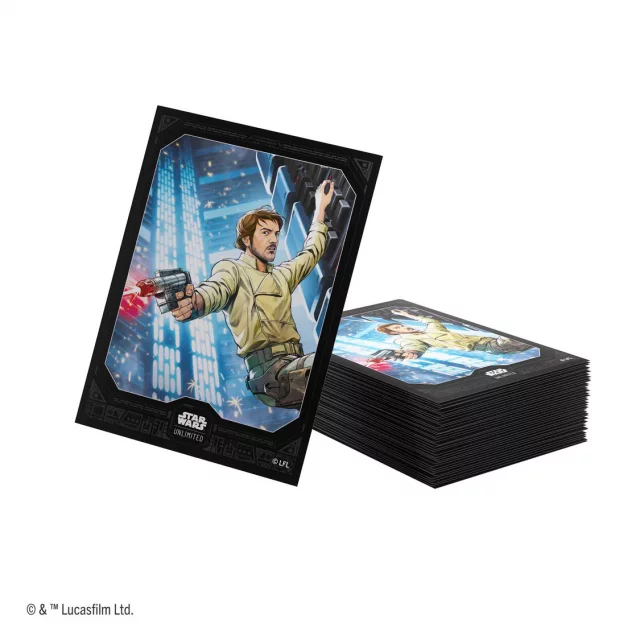 Ochranné obaly na karty Gamegenic - Star Wars: Unlimited: Premium Art Sleeves Chancellor Palpatine (60 ks) dupl
