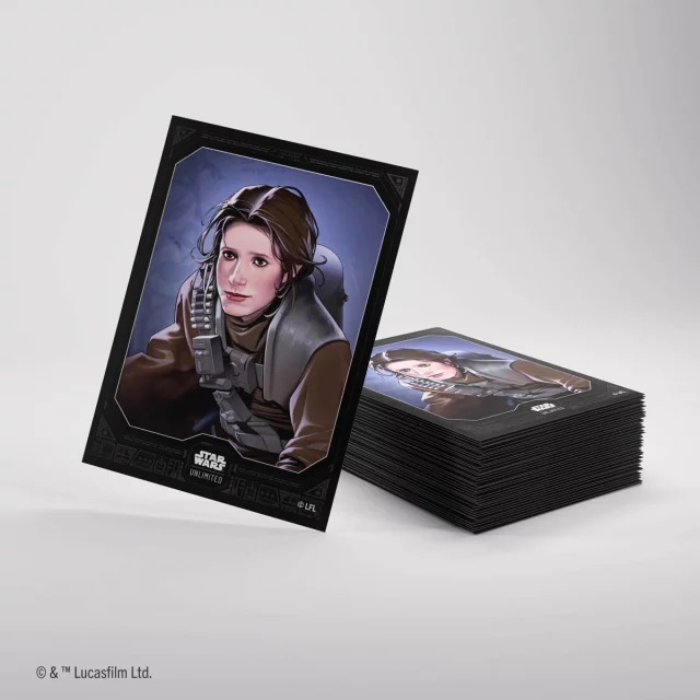 Ochranné obaly na karty Gamegenic - Star Wars: Unlimited: Premium Art Sleeves Jabba the Hutt (60 ks) dupl