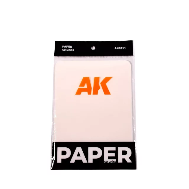 Papier do plastikowej palety AK - Wet Palette Paper (40 szt.) - AK-Interactive