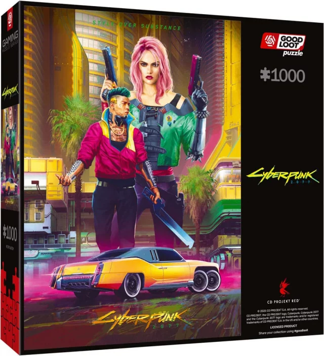Puzzle Cyberpunk 2077 - Mercenary on the Rise dupl