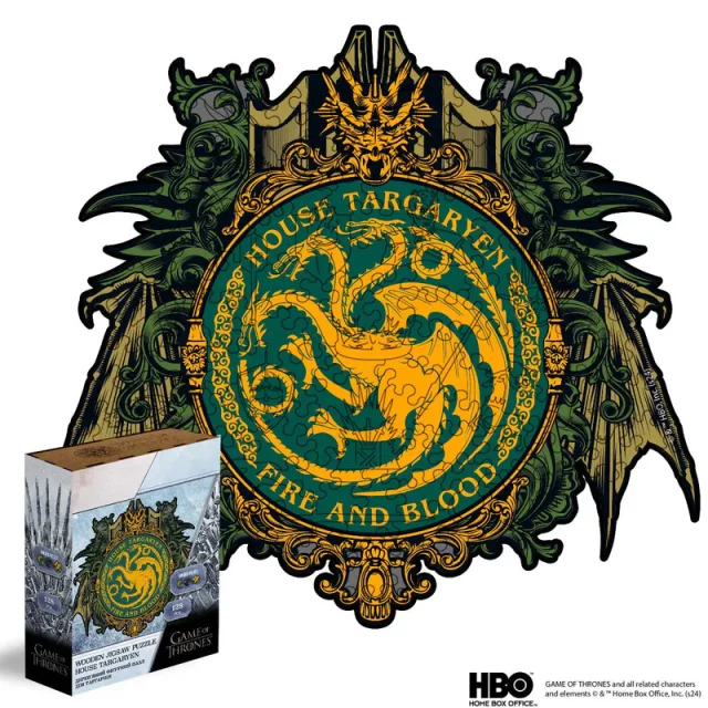 Puzzle Game of Thrones - House Targaryen (dřevěné)